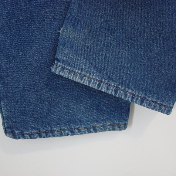 LL Bean Classic Fit Jeans Fleece Lined Work Wear Size 40 x 32 - Picture 13 of 16